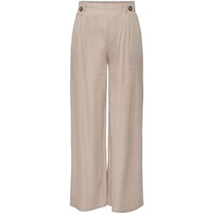 JDY BIRDIE GEGGO Long Pant JRS NOOS Chateau grå/svarta knappar, Chateau grå/detalj: melerad, (M) W x 32L JDY BIRDIE GEGGO Long Pant JRS NOOS Chateau grå/svarta knappar, Chateau grå/detalj: melerad, (M) W x 32L