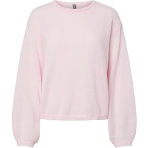 PIECES Pcida Ls O-hals stickad Pwp mm, Rosa-a-boo, L PIECES Pcida Ls O-hals stickad Pwp mm, Rosa-a-boo, L