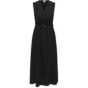 ONLY Onlgoa Sl Linne Bl Long Dress Cc PNT, svart, M ONLY Onlgoa Sl Linne Bl Long Dress Cc PNT, svart, M