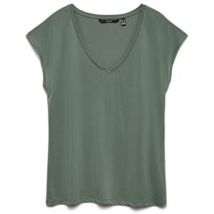 VERO MODA Damer Vmfilli Ss V-ringad T-shirt Ga Noos T-shirt, Laurelkrans, S VERO MODA Damer Vmfilli Ss V-ringad T-shirt Ga Noos T-shirt, Laurelkrans, S