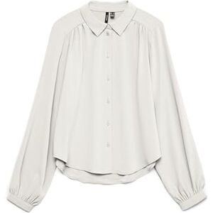 VERO MODA Vmani Ls Shirt WVN Ga Noos, Snövit, S VERO MODA Vmani Ls Shirt WVN Ga Noos, Snövit, S