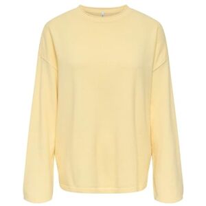 ONLY LS O-Neck Pull Knt Onlloyal Amalio Life-Långärmad T-shirt, Sunlight, L Dam, Sunlight, L ONLY LS O-Neck Pull Knt Onlloyal Amalio Life-Långärmad T-shirt, Sunlight, L Dam, Sunlight, L