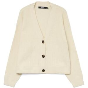VERO MODA Vmaries Ls V-hals cardigan Bf, Björk, M VERO MODA Vmaries Ls V-hals cardigan Bf, Björk, M