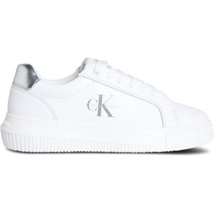 Calvin jeans dam Chunky Cupsole LTH Silver Yw0yw01876 låg topp, Vit ljus vit silver, 38 EU Calvin jeans dam Chunky Cupsole LTH Silver Yw0yw01876 låg topp, Vit ljus vit silver, 38 EU