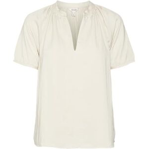 VERO MODA dam Vmsunny Ss V-hals topp VMA Noos skjorta blus, Havregryn, XXL VERO MODA dam Vmsunny Ss V-hals topp VMA Noos skjorta blus, Havregryn, XXL