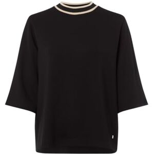 Brax dam Style.Berta M Fluid Interlock sweatshirt, 02 svart, 34 Brax dam Style.Berta M Fluid Interlock sweatshirt, 02 svart, 34