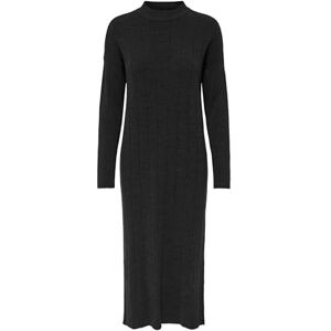 ONLY ONLTESS LS Highneck midiklänning KNT, Mörkgrå melange, S ONLY ONLTESS LS Highneck midiklänning KNT, Mörkgrå melange, S