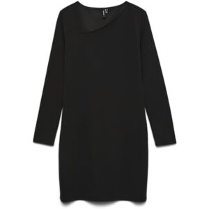 VERO MODA Vmallison Ls Short Dress JRS Ga, svart, M VERO MODA Vmallison Ls Short Dress JRS Ga, svart, M