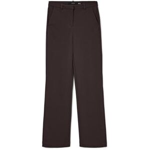 VERO MODA Damer Vmzamira Mw Straight Pant Ga Noos tygbyxor, Choklad tårta, (XS) W x 32L VERO MODA Damer Vmzamira Mw Straight Pant Ga Noos tygbyxor, Choklad tårta, (XS) W x 32L