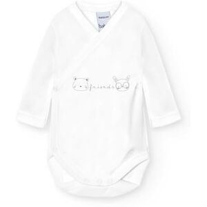 BABIDU Långärmad cross body i 100% bomull med väntryck, bodysuit för nyfödda, för tidigt född, allergivänligt, mjukt, andningsbart tyg för känslig hud, unisex BABIDU Långärmad cross body i 100% bomull med väntryck, bodysuit för nyfödda, för tidigt född, allergivänligt, mjukt, andningsbart tyg för känslig hud, unisex