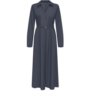 ONLY Onlnova Life Elite L/S Renna Long Dress, Amber blå, S ONLY Onlnova Life Elite L/S Renna Long Dress, Amber blå, S