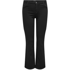 CARMAKOMA ONLY Female Flared fit jeans utsvängda medium midja jeans, Svart denim, 44W / 32L CARMAKOMA ONLY Female Flared fit jeans utsvängda medium midja jeans, Svart denim, 44W / 32L