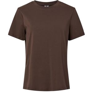 PIECES Pcria Ss Solid Tee JRS Noos Bc, Het fudge, XS PIECES Pcria Ss Solid Tee JRS Noos Bc, Het fudge, XS