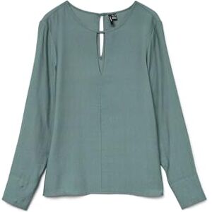 VERO MODA VMSONJA LS TOP WVN GA, Balsamgrön, M VERO MODA VMSONJA LS TOP WVN GA, Balsamgrön, M