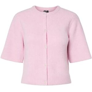 PIECES Pcsilly Ss O-hals stickad kofta Noos Bc, roseate spoonbill, L PIECES Pcsilly Ss O-hals stickad kofta Noos Bc, roseate spoonbill, L