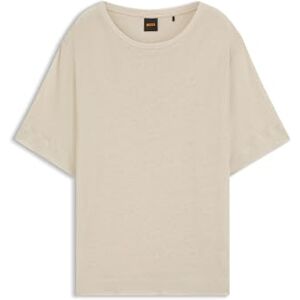 Boss T-shirt för kvinnor, Open Beige 287, S Boss T-shirt för kvinnor, Open Beige 287, S