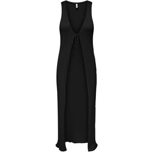 ONLY Onlmeddi Sl tie maxi väst KNT, svart, XS ONLY Onlmeddi Sl tie maxi väst KNT, svart, XS