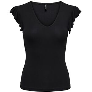 ONLY NAME IT dam Onlbelia Cap Sleeve Top Jrs Noos, svart, M ONLY NAME IT dam Onlbelia Cap Sleeve Top Jrs Noos, svart, M