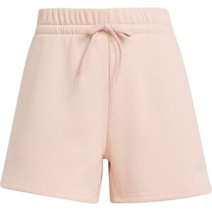 adidas Kobiety ESSENTIALS SMALL LOGO FEEL COZY SHORTS, blush pink/white, L adidas Kobiety ESSENTIALS SMALL LOGO FEEL COZY SHORTS, blush pink/white, L