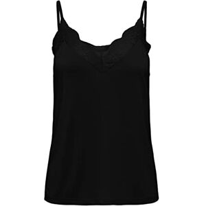 ONLY Bestseller A/S Dam ONLFREE S/L Lace MODAL JRS topp, svart, M, svart, M ONLY Bestseller A/S Dam ONLFREE S/L Lace MODAL JRS topp, svart, M, svart, M
