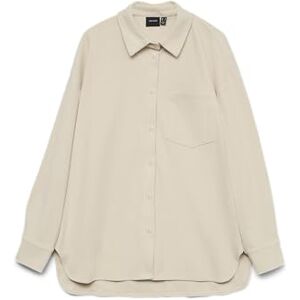 VERO MODA Vmnora Ls Corduroy Shirt LCS, Björk, M VERO MODA Vmnora Ls Corduroy Shirt LCS, Björk, M