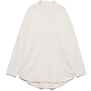 VERO MODA VMPLAZA LS HIGHNCK lång tröja GA NOOS, Björk/detalj: melerad, L VERO MODA VMPLAZA LS HIGHNCK lång tröja GA NOOS, Björk/detalj: melerad, L