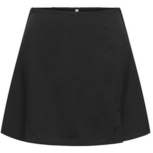 ONLY Damer Onlnova Life Vis Chay Skort Solid, svart, M ONLY Damer Onlnova Life Vis Chay Skort Solid, svart, M