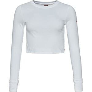 SUPERDRY Vintage Shirt Tiny L/S Top Optisk 38 Dam, Optisk, 36 SUPERDRY Vintage Shirt Tiny L/S Top Optisk 38 Dam, Optisk, 36