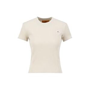 Alpha Industries X-Fit Rib T T-shirt för damer Vintage White Alpha Industries X-Fit Rib T T-shirt för damer Vintage White