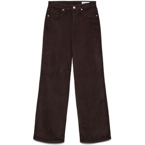 VERO MODA dam bred skuren VMTESSA hög midja vida jeans, Choklad tårta, 30W / 34L VERO MODA dam bred skuren VMTESSA hög midja vida jeans, Choklad tårta, 30W / 34L