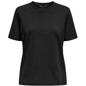 ONLY Onlmonja dam kortärmad T-shirt med O-hals i normal passform basic stil, svart, XS ONLY Onlmonja dam kortärmad T-shirt med O-hals i normal passform basic stil, svart, XS