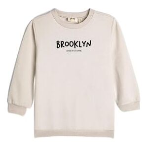 Koton Pojkar, sweatshirt, långärmad, crew neck city, tryckt mjuk interiör sweatshirt, Beige (052), 5-6 Jahre Koton Pojkar, sweatshirt, långärmad, crew neck city, tryckt mjuk interiör sweatshirt, Beige (052), 5-6 Jahre
