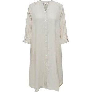 ONLY Damklänning Onltokyo L/S linne Blend Dress PNT Noos klänning, Moonbeam, M ONLY Damklänning Onltokyo L/S linne Blend Dress PNT Noos klänning, Moonbeam, M