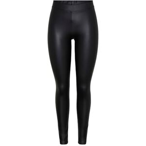 PIECES Damleggings Pcnew Shiny Fleece Noos, svart, L-XL PIECES Damleggings Pcnew Shiny Fleece Noos, svart, L-XL