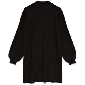 VERO MODA VMNANCY LS Funnelneck Dress GA Boo-klänning, svart, XL VERO MODA VMNANCY LS Funnelneck Dress GA Boo-klänning, svart, XL