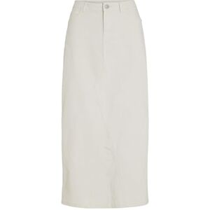 Vila Vinus Hw Midi denim kjol/Pb för kvinnor, Molndansare, M Vila Vinus Hw Midi denim kjol/Pb för kvinnor, Molndansare, M