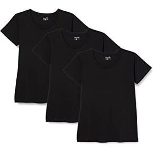 Berydale T-shirt med rund hals, Dam, Svart (3-pack), XS Berydale T-shirt med rund hals, Dam, Svart (3-pack), XS