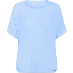 KAFFE Damblus shorts batwing ärmar rund hals elastisk hög lös passform, Mjuk chambray, 34 KAFFE Damblus shorts batwing ärmar rund hals elastisk hög lös passform, Mjuk chambray, 34