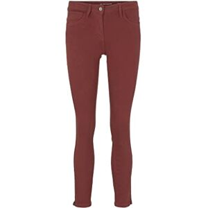 TOM TAILOR Damer Alexa skinny jeans med dragkedjor 1027069, 27470 Dark Maroon Red, 34W / 28L TOM TAILOR Damer Alexa skinny jeans med dragkedjor 1027069, 27470 Dark Maroon Red, 34W / 28L