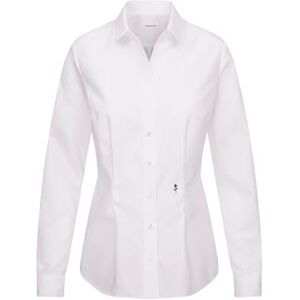 Seidensticker Bügelfreie, taillierte Hemdbluse für eine feminine Silhouette und optimalen Tragekomfort – Langarm – 100% Baumwolle dam Blus smal passform, Weiß (Weiß 01), 38 Seidensticker Bügelfreie, taillierte Hemdbluse für eine feminine Silhouette und optimalen Tragekomfort – Langarm – 100% Baumwolle dam Blus smal passform, Weiß (Weiß 01), 38