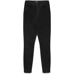 VERO MODA Female Skinny Jeans VMSANDRA Super High Rise Skinny Fit Jeans, svart, XL / 32L VERO MODA Female Skinny Jeans VMSANDRA Super High Rise Skinny Fit Jeans, svart, XL / 32L