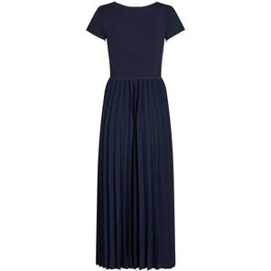 Tommy Hilfiger Dam KONTRAST MJUK V-NK PLEAT KLÄNNING WW0WW44618, blå, XL, Blå (mörk natt marinblå), XL Tommy Hilfiger Dam KONTRAST MJUK V-NK PLEAT KLÄNNING WW0WW44618, blå, XL, Blå (mörk natt marinblå), XL