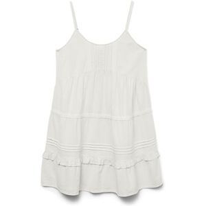 VERO MODA Vmpretty Short Singlet Dress WVN Ga Noos, Snövit, M VERO MODA Vmpretty Short Singlet Dress WVN Ga Noos, Snövit, M
