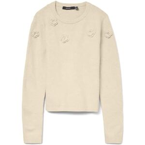 VERO MODA Vmrose Ls O-hals tröja Boo, Björk, M VERO MODA Vmrose Ls O-hals tröja Boo, Björk, M