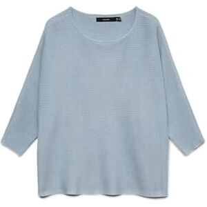 VERO MODA Vmnora 3/4 Boatneck Blouse Noos, Kashmirblå, XL VERO MODA Vmnora 3/4 Boatneck Blouse Noos, Kashmirblå, XL