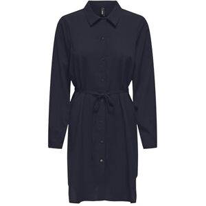 ONLY Onlnova Life Vis L/S Shirt Dress, natthimmel, M ONLY Onlnova Life Vis L/S Shirt Dress, natthimmel, M