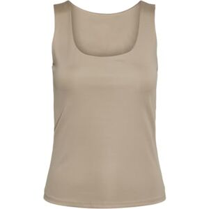 VERO MODA Damer Vmmillion Sl Square Top 2-vägs JRS Noos, Silver Mink, S VERO MODA Damer Vmmillion Sl Square Top 2-vägs JRS Noos, Silver Mink, S