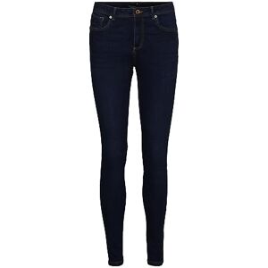 VERO MODA VMTANYA MR S Piping J VI3144 GA NOOS jeans, mörkblå denim, XS/32 VERO MODA VMTANYA MR S Piping J VI3144 GA NOOS jeans, mörkblå denim, XS/32