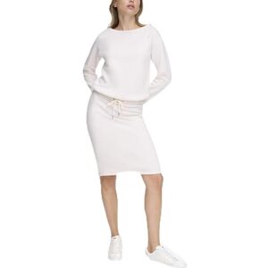 DKNY Dam Off The Shoulder Embellished Casual Dress, sand, XS DKNY Dam Off The Shoulder Embellished Casual Dress, sand, XS