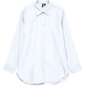 VERO MODA Vmelina Ls Shirt WVN Noos, Ljus vit, L VERO MODA Vmelina Ls Shirt WVN Noos, Ljus vit, L